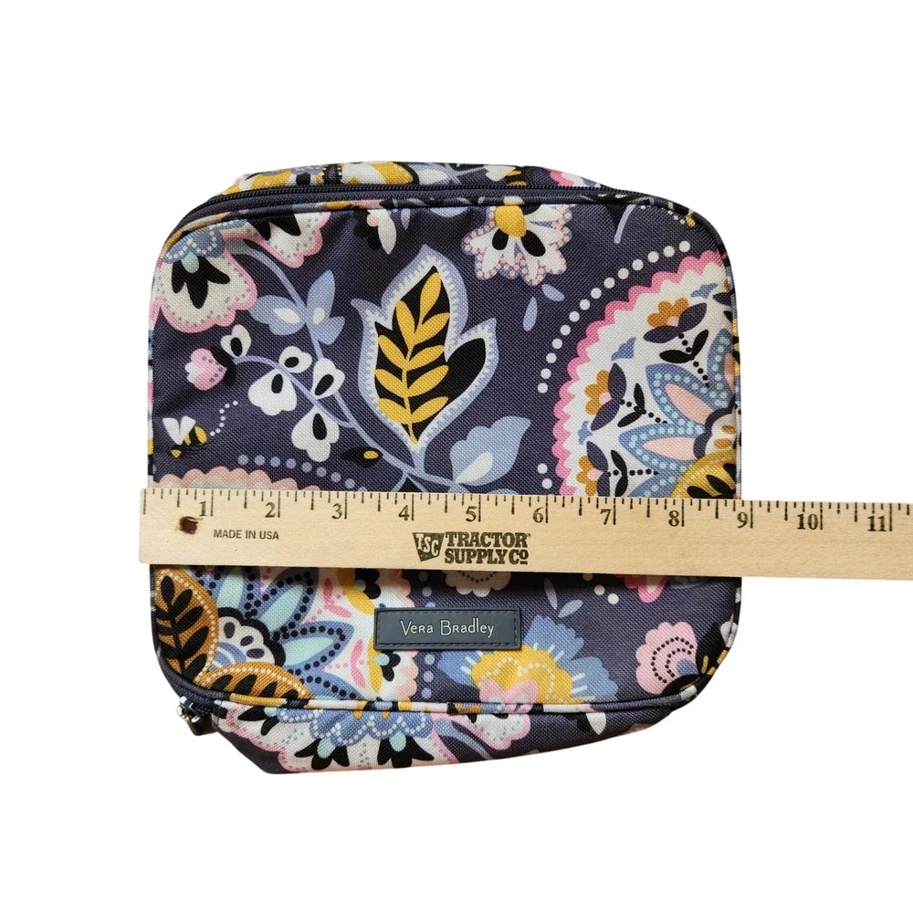 Vera Bradley Lunch Box Cooler Bag Floral‎ Insulated Zip Travel Carry On